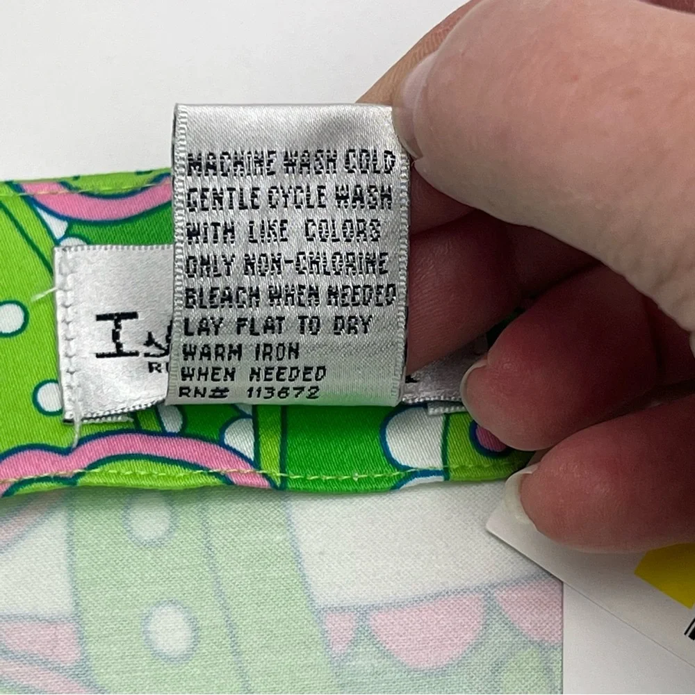 Island Republic Green Pink White Floral Skirt‎ Womens Size 8 Preppy Side Zip NEW